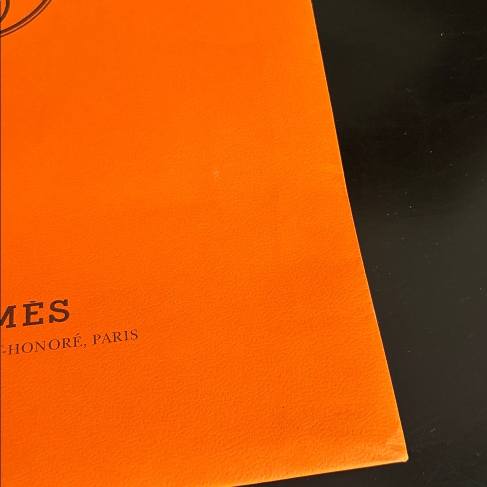 Hermes Orange Shopping Bag - Picture 10 of 11